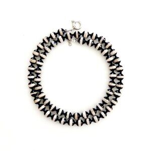 STRIPED AGATE NECKLACE--24"